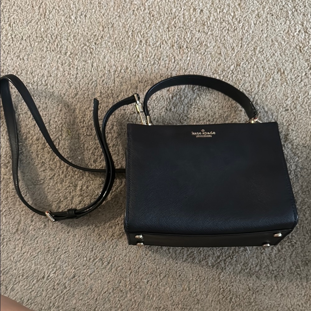 Kate Spade Black Leather Crossbody Bag